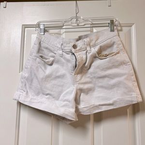 Old Navy Boyfriend White Shorts- size 6